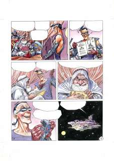 José Ortiz | Burton & Cyb - Traficantes de Armas p.4 (Zona 84) | ECC arte y coleccionismo