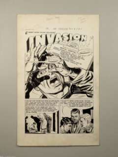 Jack Sparling - Chamber of Chills #23 Complete 5-page Story "Invasion" Original Art (Harvey, 1954). - | Heritage