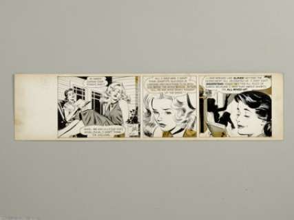 Stan Drake - Heart of Juliet Jones Daily Comic Strip Original Art, dated 7-15-55 (King Features Syndicate, 1955). - | Heritage