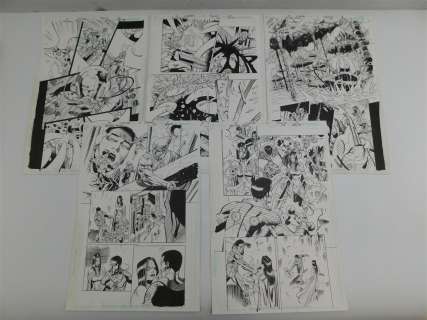 Lot of 5 Original Comic Art - The All New Atom | Bodnars Auction