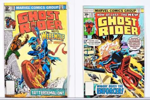 2PC Marvel Comics Ghost Rider #22 #55 Cover Guide | Bruneau & Co. Auctioneers