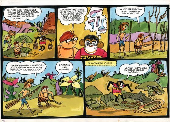 Henryk Jerzy Chmielewski (Papcio Chmiel) | Tytus, Romek i A’Tomek, księga X, strona 46 | Galeria Komiksu