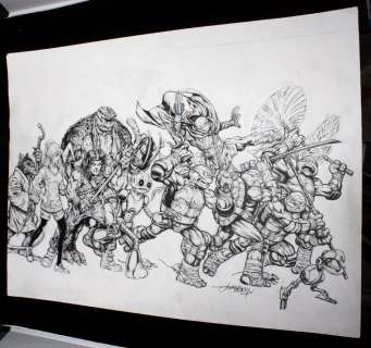 John Hebert - Teenage Mutant Ninja Turtles #2 Store Exclusive Wraparound Cover Art - 2024