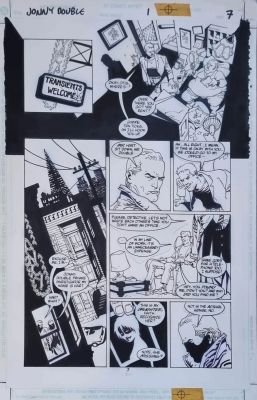 Eduardo Risso | Jonny Double issue 1, page 7 | NRisso Art