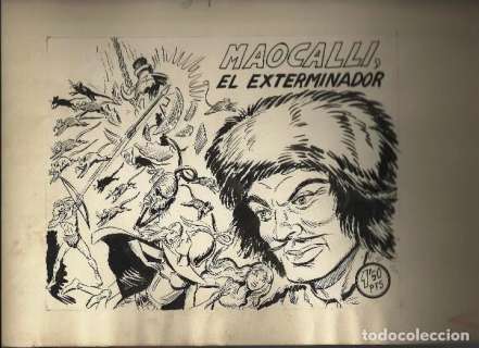 Originales de Manuel Gago. Cuadernillo nÂº 51 de Piel de Lobo completo.