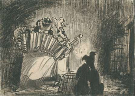 La Belle et le Clochard Studio Walt Disney, 1955. Dessin de… | Rossini