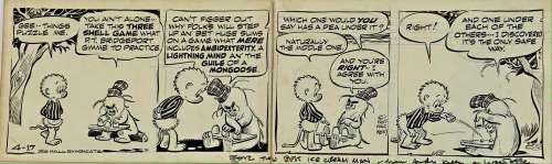 Walt Kelly (American, 1913-1973) Original Sunday Comic Strip Drawing POGO, 1967 | misc / divers