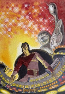 George Barr (American, 1937-2025) | Concerto of Light and Multichord (1974) | Shasta/Phoenix