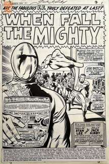 Jack Kirby Joe Sinnott - Fantastic Four 70 Splash (Marvel, 1968)