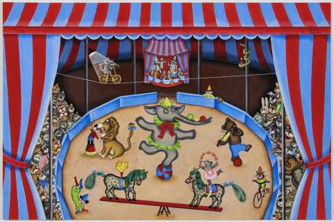 Christine CHAGNOUX 1937 - 2020 Petit Potam au cirque | Artcurial