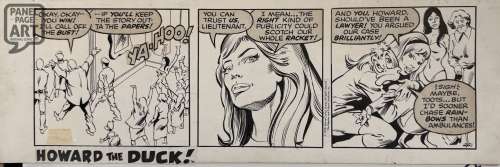 Val Mayerik | Howard the Duck - Strip Art | Panel Page Art