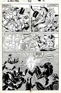 Al Milgrom Paul Smith - X-Factor #46 P 18 (Exchange: Judgment War Part Four! Beast & Jean Grey Power Up To Epic Proportians!) 1989