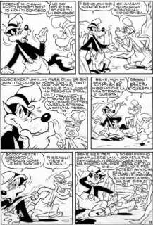 Bottaro, Luciano - original plate Topolino no. 131, â€œLa doppia vigilia di Nataleâ€ (1956) | Catawiki