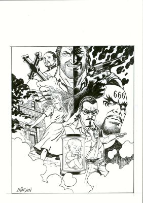 Dave Johnson | 100 Bullets Brother Lono The Deluxe Edition Cover | Essential Sequential