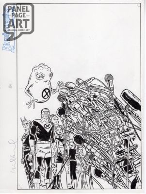 Mike Allred | X Force - Final Chapter - Tpb - Back Cover | Panel Page Art
