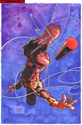 Richard Isanove Joe Quesada | Covers / Pinups Issue Daredevil # 1 Recreation Page Cover | Kwan Chang