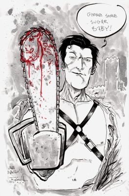 Ben Templesmith | ’Ash’ From Army of Darkness Pinup (2010) | Romitaman