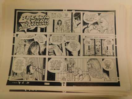 Brenda Starr Newspaper Comic Proofs | misc / divers