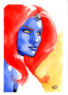 Fabio Ramacci | Mystique Watercolor Portrait | Raremarq (Buy It Now)