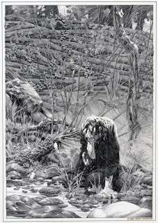 Bernie Wrightson signed "Frankenstein’s monster" published plate from The Lost Frankenstein Pages. | Profiles in History