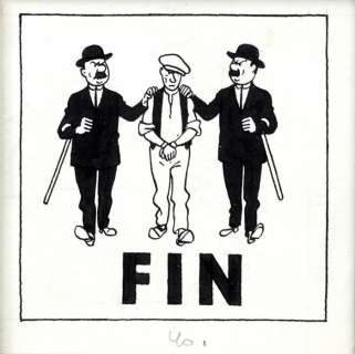 Hergé | "Si Dupont et Dupond, détectives" ne figure pas p… | Banque Dessinée