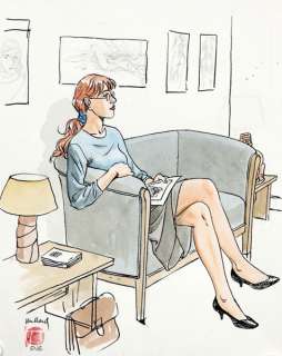 Juillard | Après la pluie, illustration Ã  l’encre de Chine … | Banque Dessinée