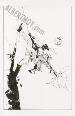 Jae Lee | Sharkey Vs Space Bandits Issue 3 Page Cover | Albert Moy