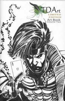 Jason Crager | Gambit X-Men Sketch Cover -Tdart Volume 2 Art Book | TDArt