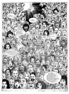 Manara | Â« H.P. Giuseppe Bergman Â». Encre de Chine noire pour la planche | Tessier Sarrou