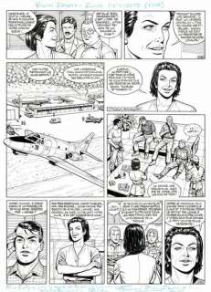 Francis Bergèse | Buck Danny, Zone interdite, planche originale Ã … | Septimus