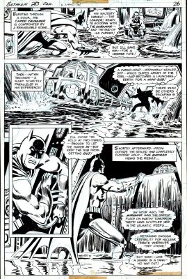 Ernie Chan | Batman #283 P 26 (Great Page with Batman in Action in Every Panel!) 1976 | Romitaman