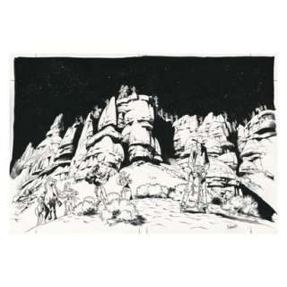 Matthieu Bonhomme | MATTHIEU BONHOMME LUCKY LUKE (VU PAR...) Wanted Lucky... | Daniel Maghen Enchères