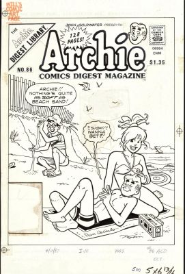 Dan Decarlo | Archie Comics Digest Magazine 86 Cover (Archie, 1987) | Will’s Comic Art Page