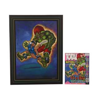 Total! Magazine Issue 8 Hand-Painted Original Cover Artwork by Paul Kidby and Magazine / SUPER NINTENDO: STREET FIGHTER II | Propstore
