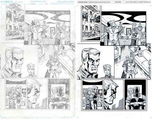 Ron Frenz Brett Breeding | Venom - Black Costume Spider-Man Issue 252 Page 3 | Catskill Comics