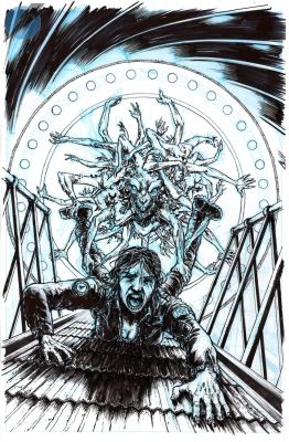 Chris Burnham | Event Horizon: Dark Descent Issue 3 Page Cover | Felix Comic Art