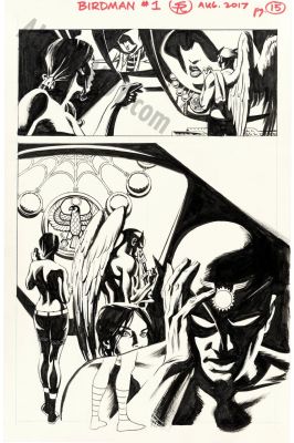 Steve Rude | Future Quest Presents: Birdman Issue 5 Page 15 | Albert Moy