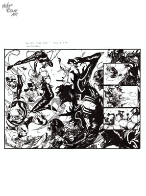 Von Randal | All New Spider-Gwen Ghost Spider Issue 5 Page 8-9 | Next Comic Art