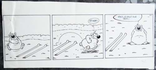 Dupa - Strip original Ã  l’encre de Chine - Cubitus - (1990) | Catawiki