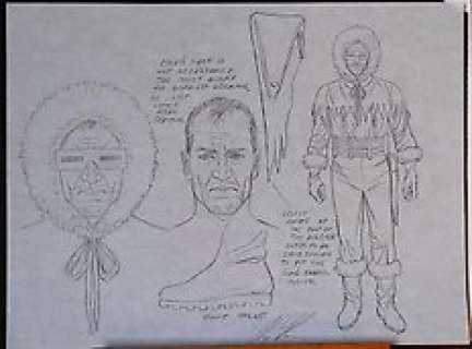 Original Signed Sketch by Alex Ross -  Captain Cold 