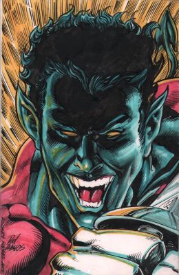 Rodney Ramos | Nightcrawler Color Commission - Signed | Anthony’s Comic Book Art