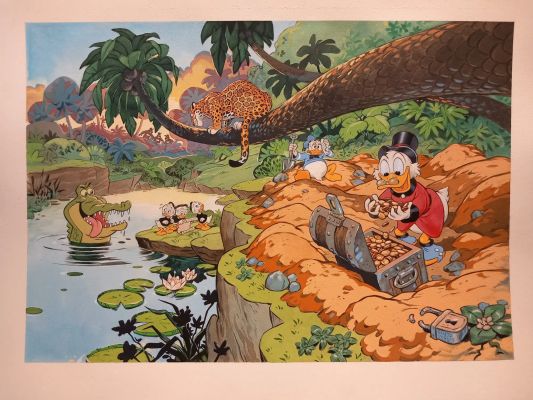 Federico Bertolucci | Picsou Magazine #564 [couverture] | Krazy Art Gallery