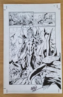 Lady Death original art 11 x 17 Ivan Reis | eBay Europe