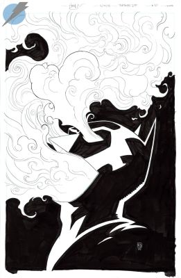 Hayden Sherman | Batman: Dark Patterns Issue 10 Page Cover | Felix Comic Art