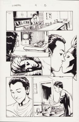Karl Moline | Loners #4 Pg. 5 - Interior Page - 2007 | Anthony’s Comic Book Art