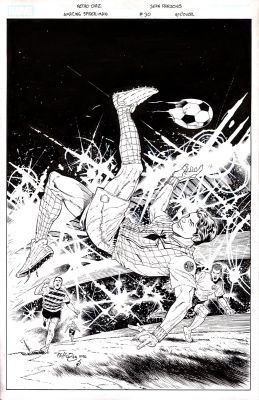 Sean Parsons | Amazing Spider-Man Issue 30 Page Fifa World Cup Variant | ComiConArt