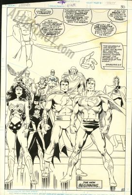 John Byrne - Legends Issue 6 Page Last Page