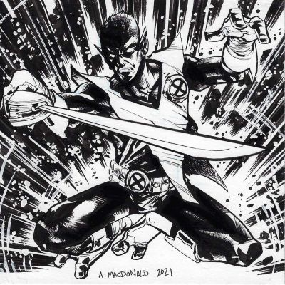Andy Macdonald | Nightcrawler Excalibur Pinup | TDArt