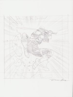 Robert Atkins | G.I. Joe Snake Eyes Pencil Card Art - Signed | Anthony’s Comic Book Art