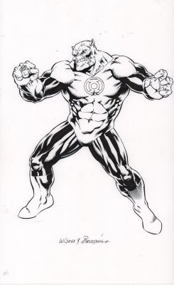 Admira Wijaya, Brett Breeding | Kilowog Style Guide - Signed | Anthony’s Comic Book Art